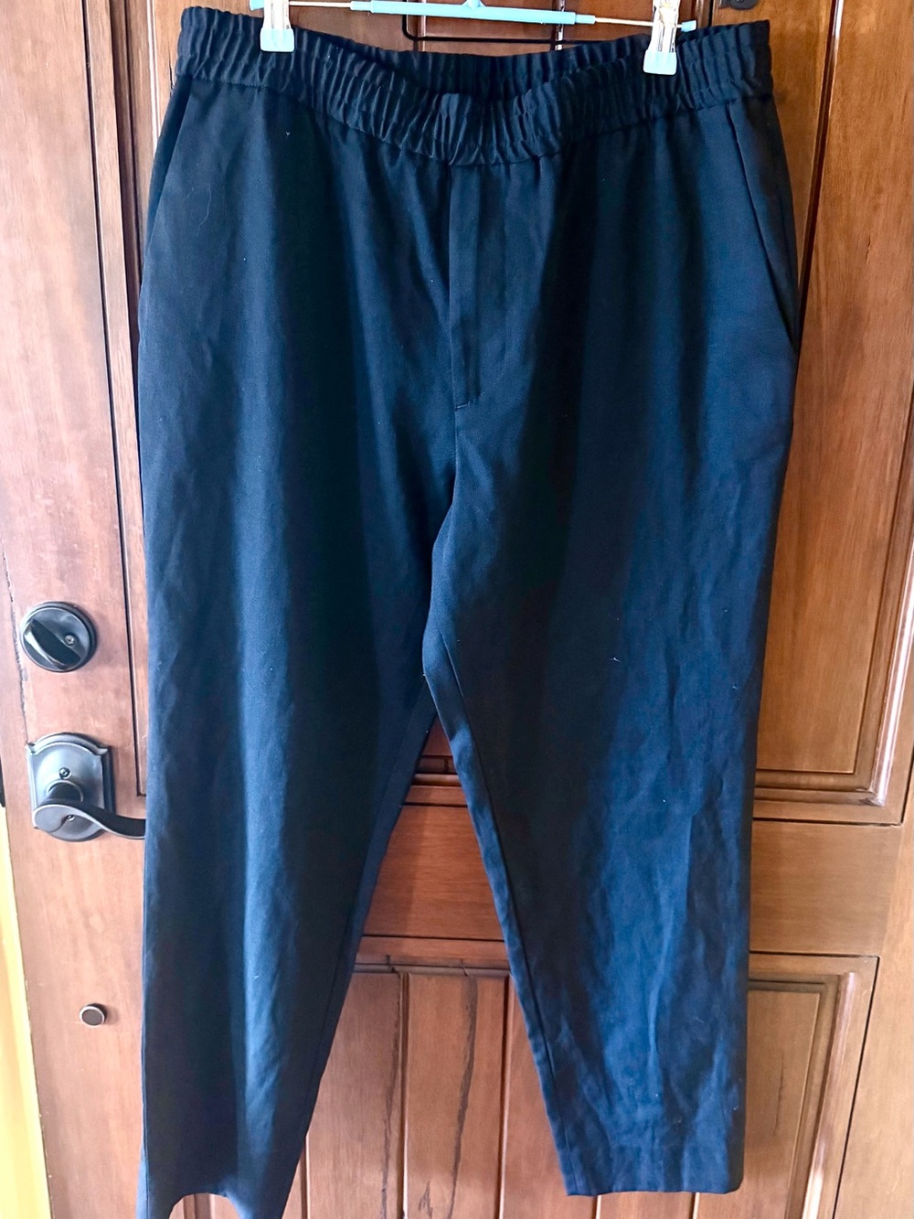 Golden Goose Black Elastic-Waist Chinos for men